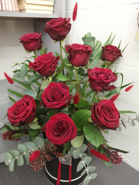 Red rose Hatbox