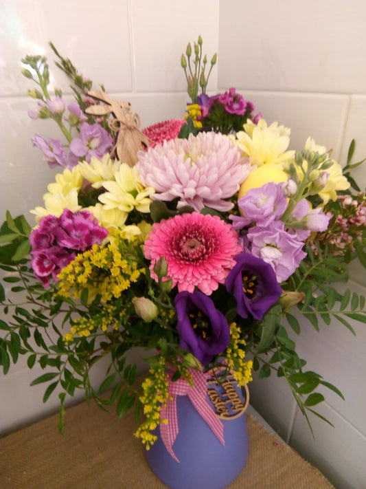 Easter brights vase