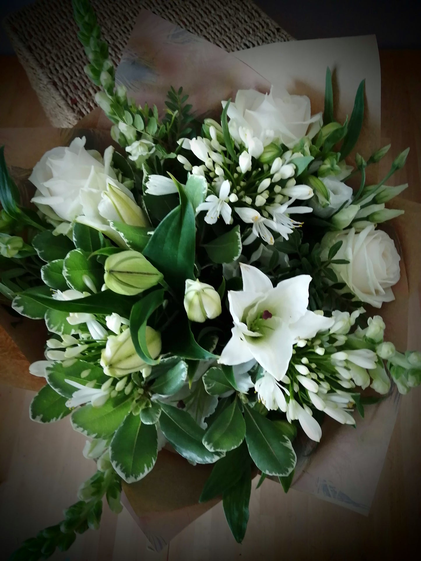 Classic white bouquet