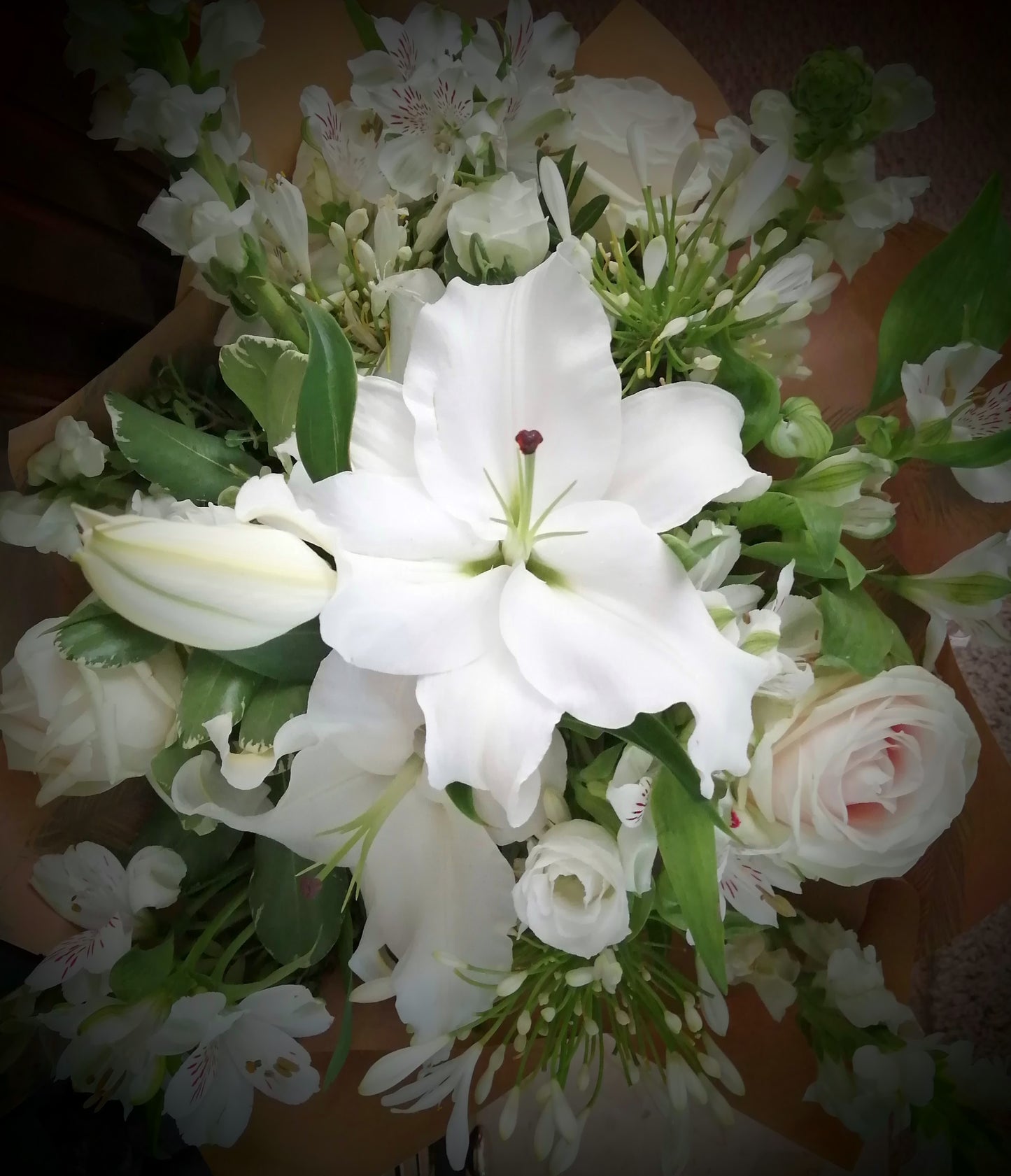 Classic white bouquet